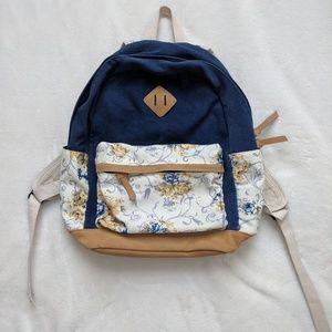 floral laptop backpack